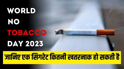 World No Tobacco Day 2023 जानिए क्या है विश्व तंबाकू निषेध दिवस 2023