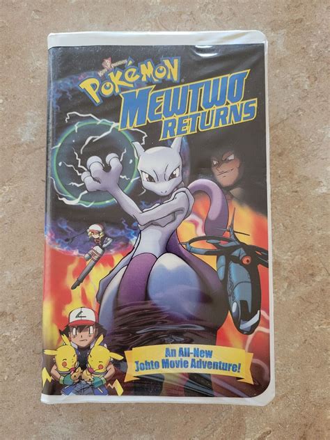 Pokemon Mewtwo Returns Vhs 2001 Clamshell Packaging 85392214235 Ebay