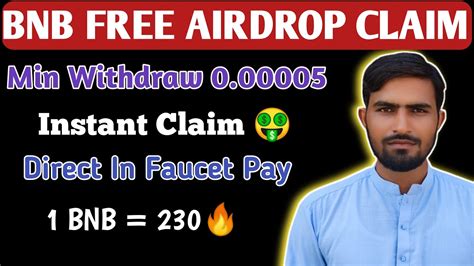 Claim Free Bnb Every Hr Bnb New Airdrop Claim Earn Money