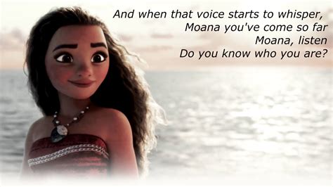 Moana Disney Song Lyrics