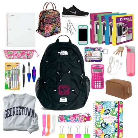 Whats In My Bag Whats In My Backpack School Kit School Essentials