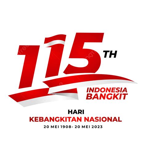 Official Logo Of The 115th National Awakening Day 2023 Harkitnas Vector