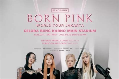 Link Beli Tiket Konser Blackpink World Tour Born Pink Di Indonesia 2023