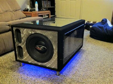 Diy Subwoofer Coffee Table