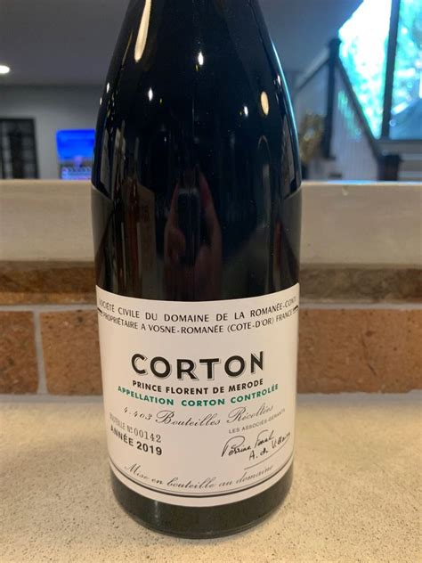 2019 Domaine de la Romanée Conti Corton Domaine Prince Florent de