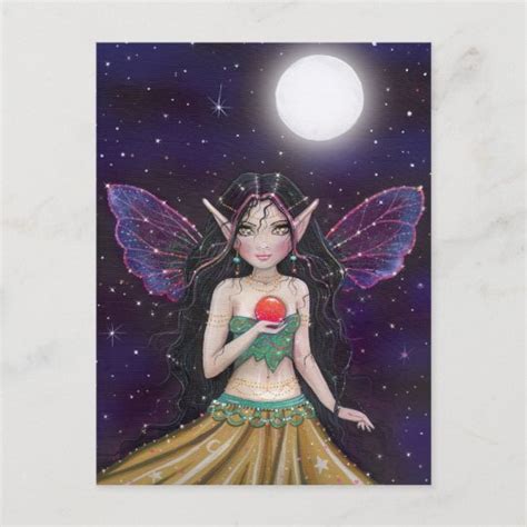 Gothic Gypsy Fairy Postcard By Molly Harrison Zazzle