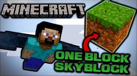 Fliegende Inseln Mit Nur Einem Block Minecraft Oneblock Skyblock