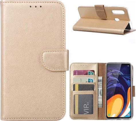 Samsung Galaxy M Bookcase Goud Portemonee Hoesje Bol