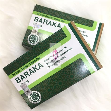 Baraka Habbatus Sauda 450mg Soft Gelatin Capsules 24 S Shopee Malaysia