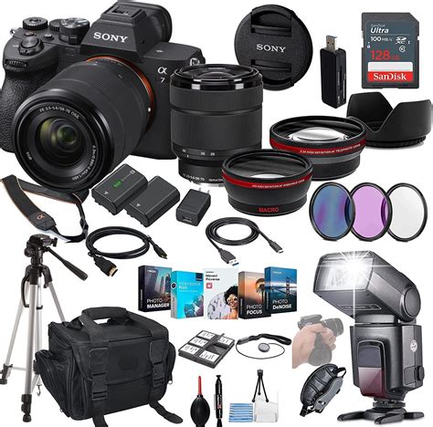 Amazon Sony A7 IV Mirrorless Camera Bundle ILCE 7M4 B With 28