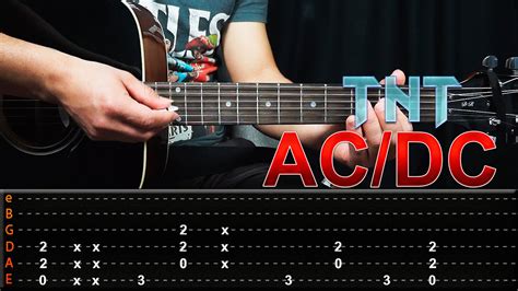 Como Tocar Tnt Acdc Guitarra Tutorial Facil Hd Youtube