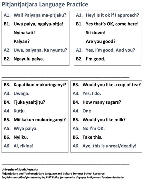 Learn Pitjantjatjara