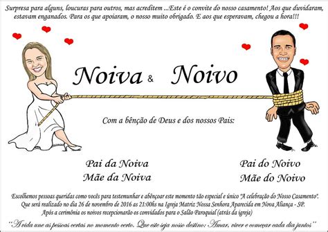 Convite Caricatura Casamento Noivos Gr Tis No Elo Ism Cio