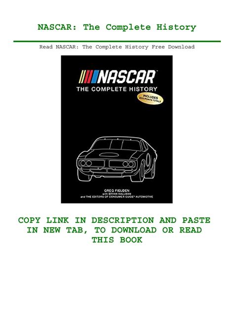 Read NASCAR The Complete History Free Download