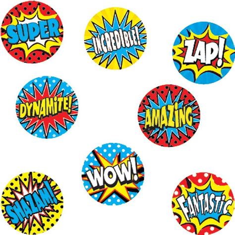 Superhero Mini Stickers Valu-Pak - 1,144 stickers