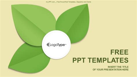 Green Leaf-Abstract PowerPoint Templates