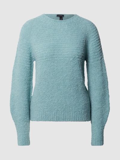 Marc Cain Strickpullover Mit Alpaka Und Woll Anteil Rauchblau Online