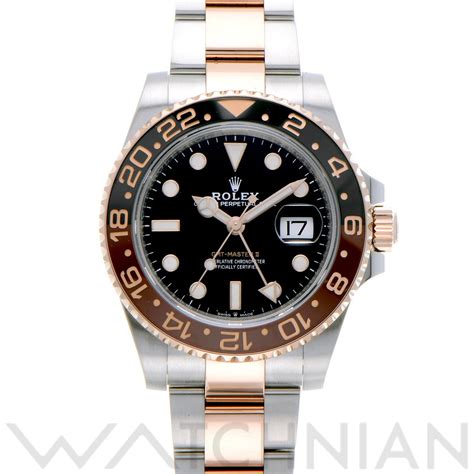 rolex gmt master ii chnr black mens   wristwatch