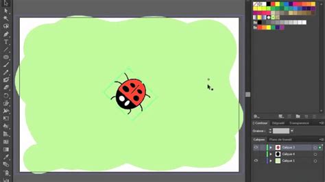 La Formation Illustrator Cs Cour N Outil Rotation Et Miroir Youtube