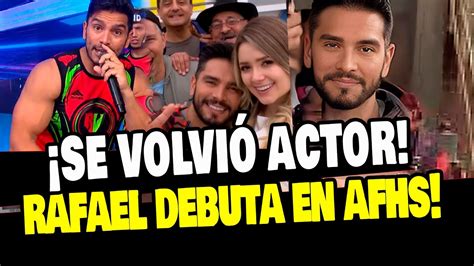 RAFAEL CARDOZO DEBUTÓ COMO ACTOR EN AL FONDO HAY SITIO COMO JOEL GUAPO