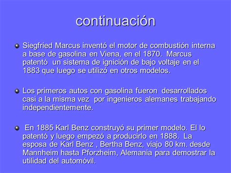 Historia Del Automóvil Powerpoint