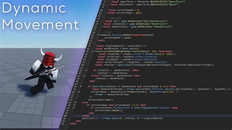Realistic Dynamic Movement Roblox Studio Tutorial Youtube