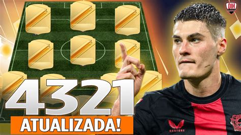 FC 24 TÁTICA 4321 ATUALIZADA Melhor formação meta do Ultimate team