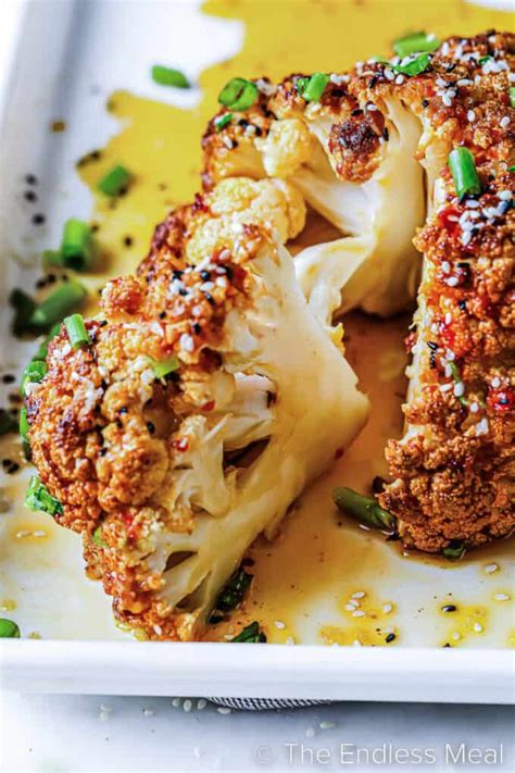 Asian Inspired Whole Roasted Cauliflower The Endless Meal®