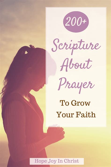 200 Scripture About Prayer To Grow Your Faith Artofit