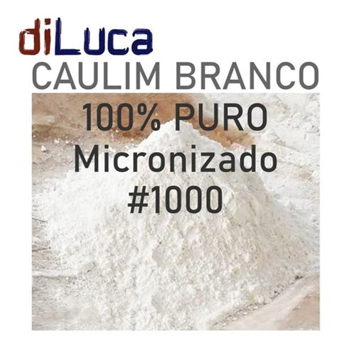 Caulim P Silicato Aluminio Hidratado Branco Micronizado Kg Mercadolivre