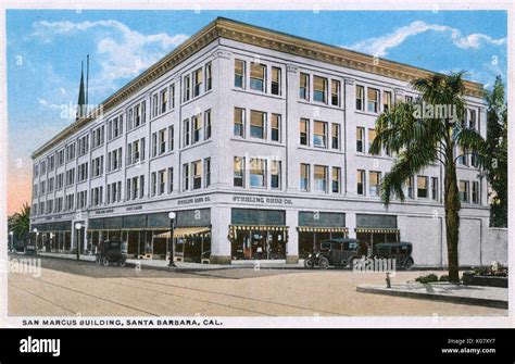 San Marcus Building Santa Barbara California Usa Stock Photo Alamy