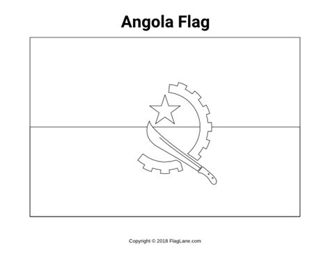 Free African Flag Coloring Pages