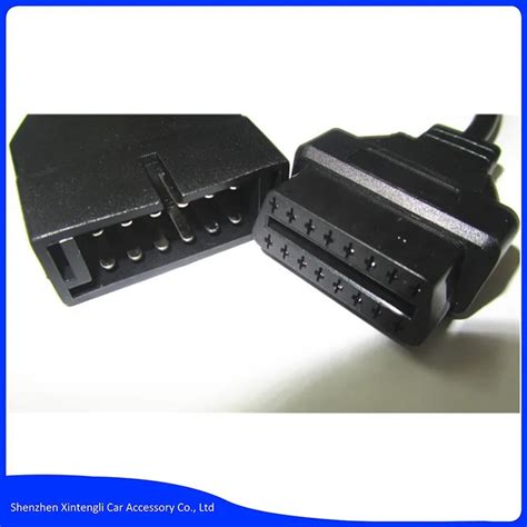 Diagnostic Extension Cable 12 Pin To 16 Pin Female Obd1 Obd2 Connect Adapter Buy Diagnostic