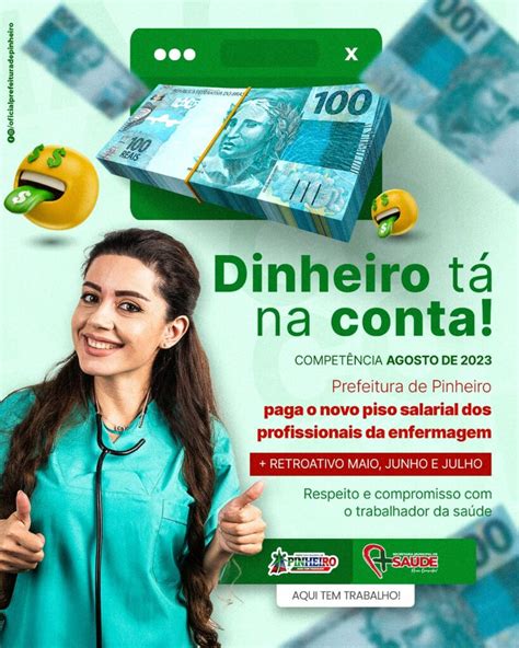 T Na Conta Prefeitura De Pinheiro Paga Piso Salarial Dos