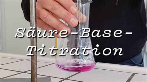 Chemie F R Zu Hause S Ure Base Titration Youtube