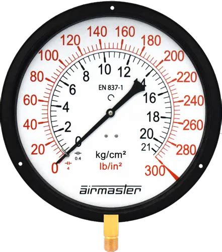 airmaster Mild Steel Boiler Pressure Gauge, For Industrial, Model Name ...