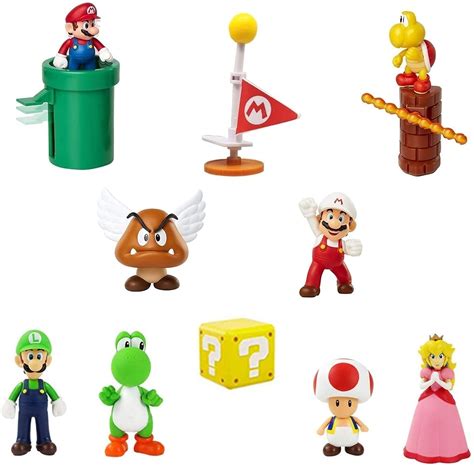 Buy Super Mario Toys Set Of 12 Mario Figures With Luigi Princess