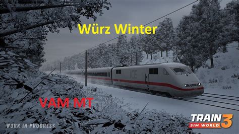 Tsw Schnellfahrstrecke Kassel W Rzburg W Rz Winter Youtube