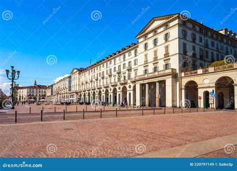 Piazza Vittorio Veneto Square Turin Editorial Stock Image Image Of