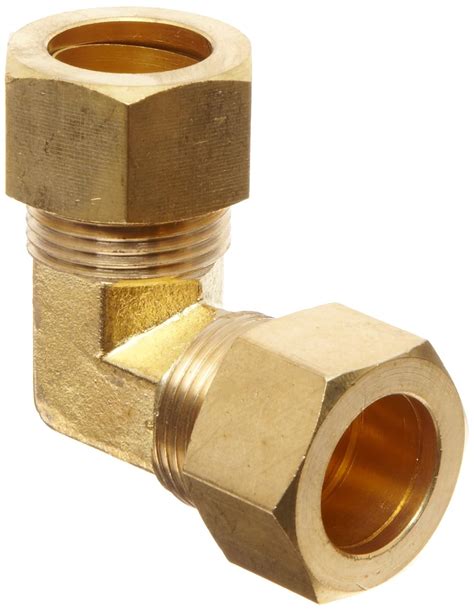 Anderson Metals Brass Tube Fitting Elbow X Compression