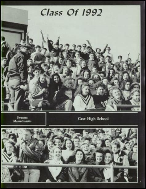 Explore 1992 Case High School Yearbook, Swansea MA - Classmates