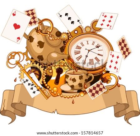 Mad Tea Party Design Stock Vector Illustration 157814657 : Shutterstock