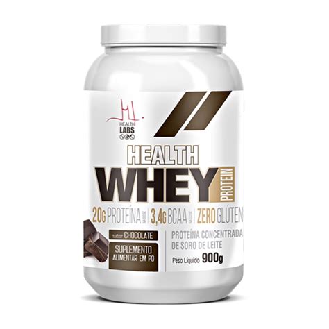 Compre Health Whey Protein Sabor Chocolate 900 Gramas Health Whey