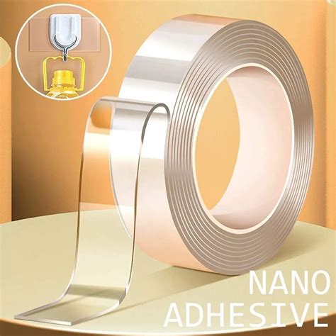 Transparent Double Sided Adhesive Traceless Nano Tape Reusable Double