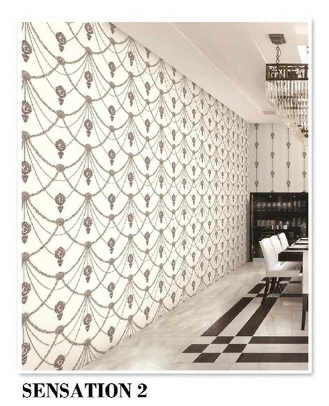 PVC Customized Wall Paper At Rs 1100 Roll Sensation Wall Paper In New