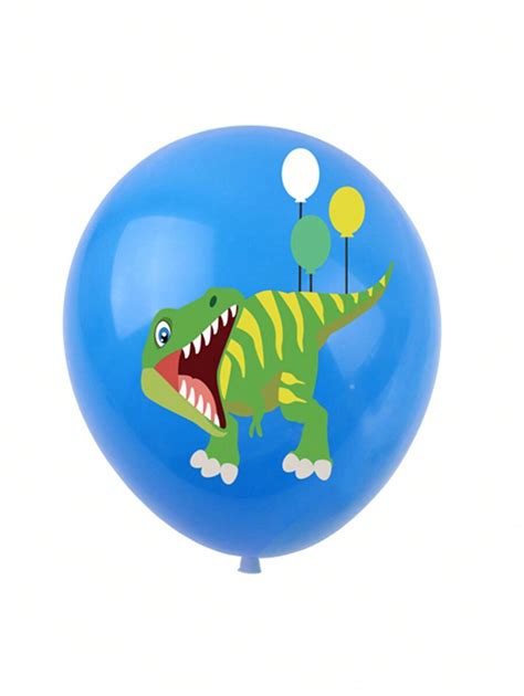 12pcs Dinosaur Themed Latex Balloons Birthday Party Decoration Set 12