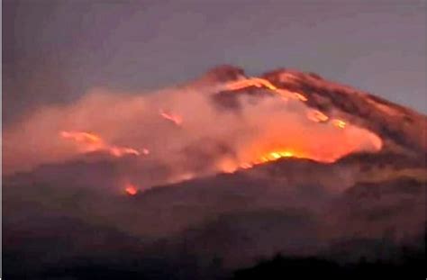 Kebakaran Terjadi Di Gunung Sumbing Semua Jalur Pendakian Ditutup