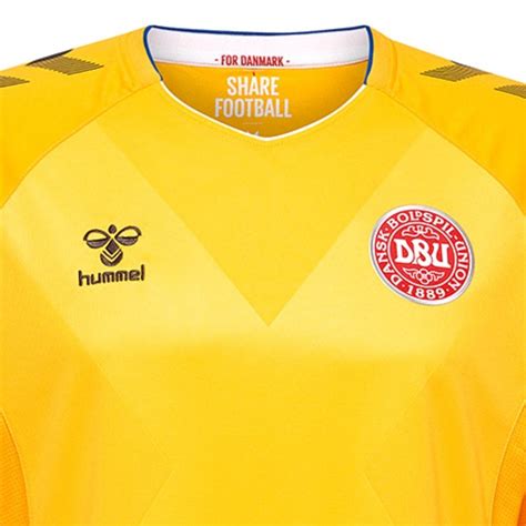 Camiseta De Futbol Portero Dinamarca Primera 2018 19 Hummel