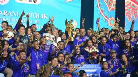 Pesparani Katolik Resmi Ditutup Provinsi Maluku Raih Juara Umum