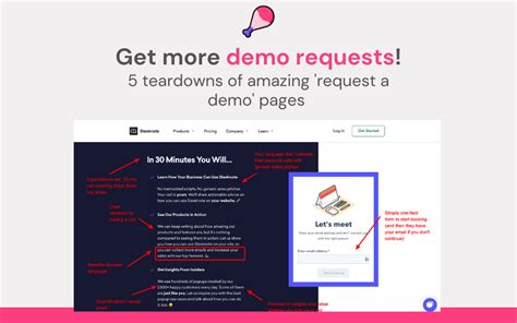 Get More Demo Requests 5 Request A Demo Page Examples For Inspiration